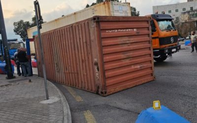 “اليازا”: للتحقيق في تكرار ظاهرة سقوط المستوعبات داخل مرفأ بيروت وخارجه