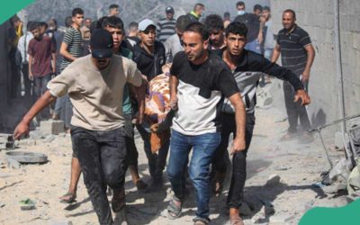 “وفا”: وصول 5 شهداء من طالبي المساعدات إلى مجمع ناصر الطبي بخان يونس