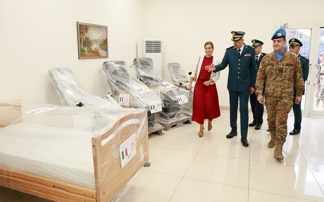 ٣٠ طناً من المواد الطبّية للجيش من وزارة الدفاع الايطالية