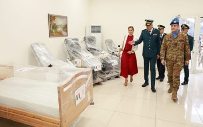٣٠ طناً من المواد الطبّية للجيش من وزارة الدفاع الايطالية