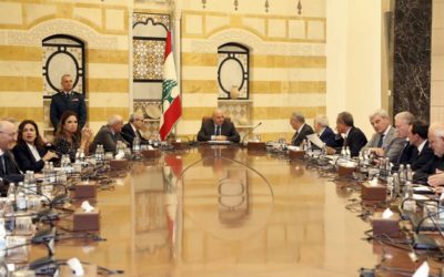 مجلس الوزراء منعقد في قصر بعبدا