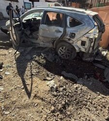 مسيرة اسرائيلية استهدفت سيارة بين بلدتي ديرعامص وصديقين وسقوط اصابات