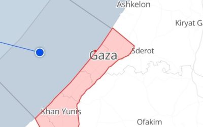 السفينة ميكينو التابعة لأسطول الصمود دخلت مياه غزة الإقليمية