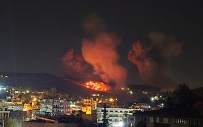 سلسلة غارات “إسرائيلية” فجراً تستهدفت أحراج علي الطاهر في النبطية